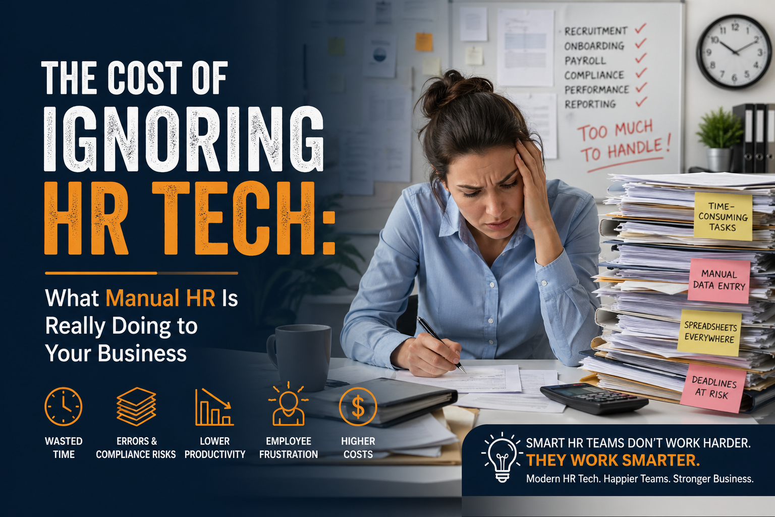 The Cost of Ignoring HR Tech: What Manual HR Is Really Doing to Your Business