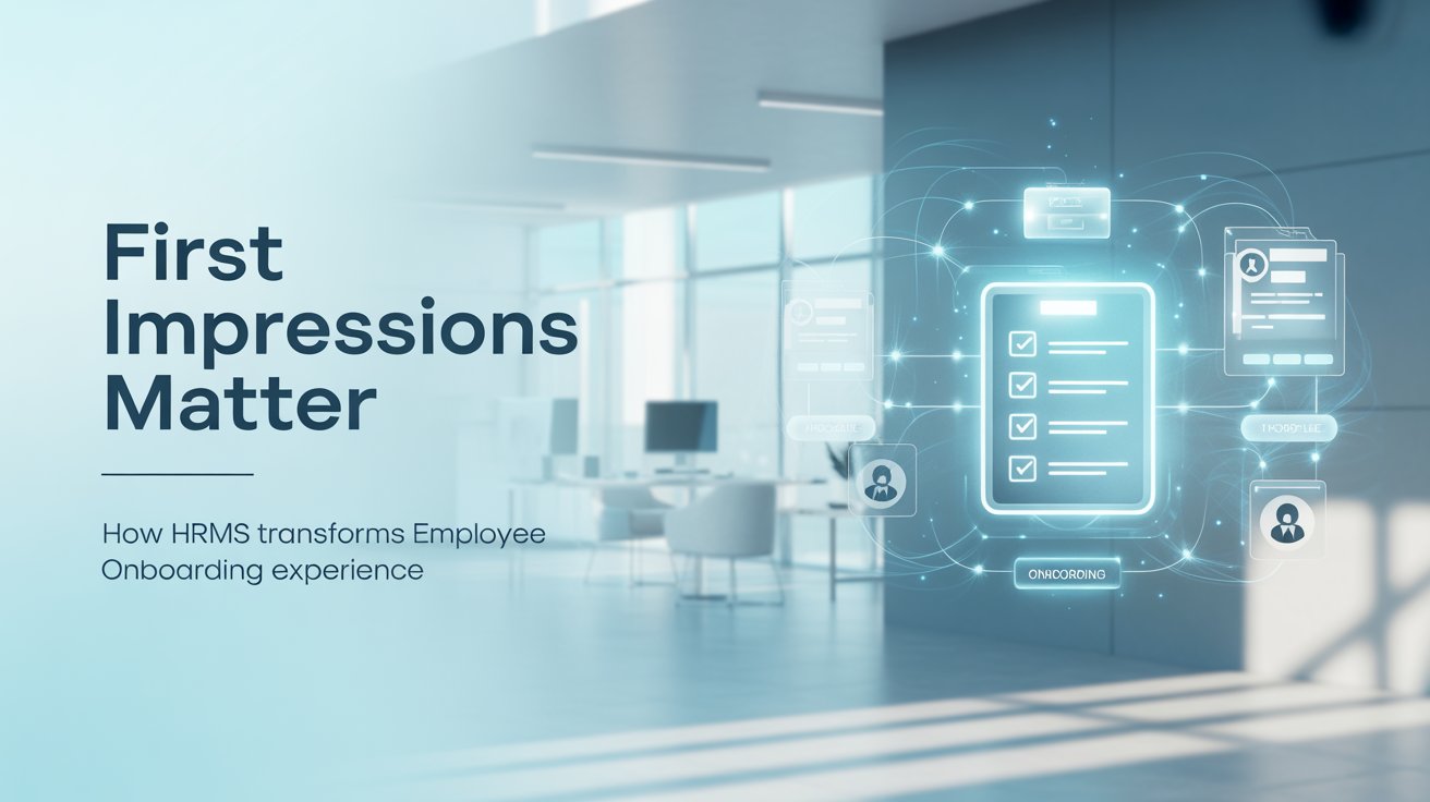 First Impressions Matter: How HRMS Transforms Employee Onboarding Experience
